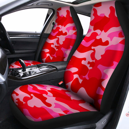 Hot Pink Camouflage Print Universal Fit Car Seat Covers