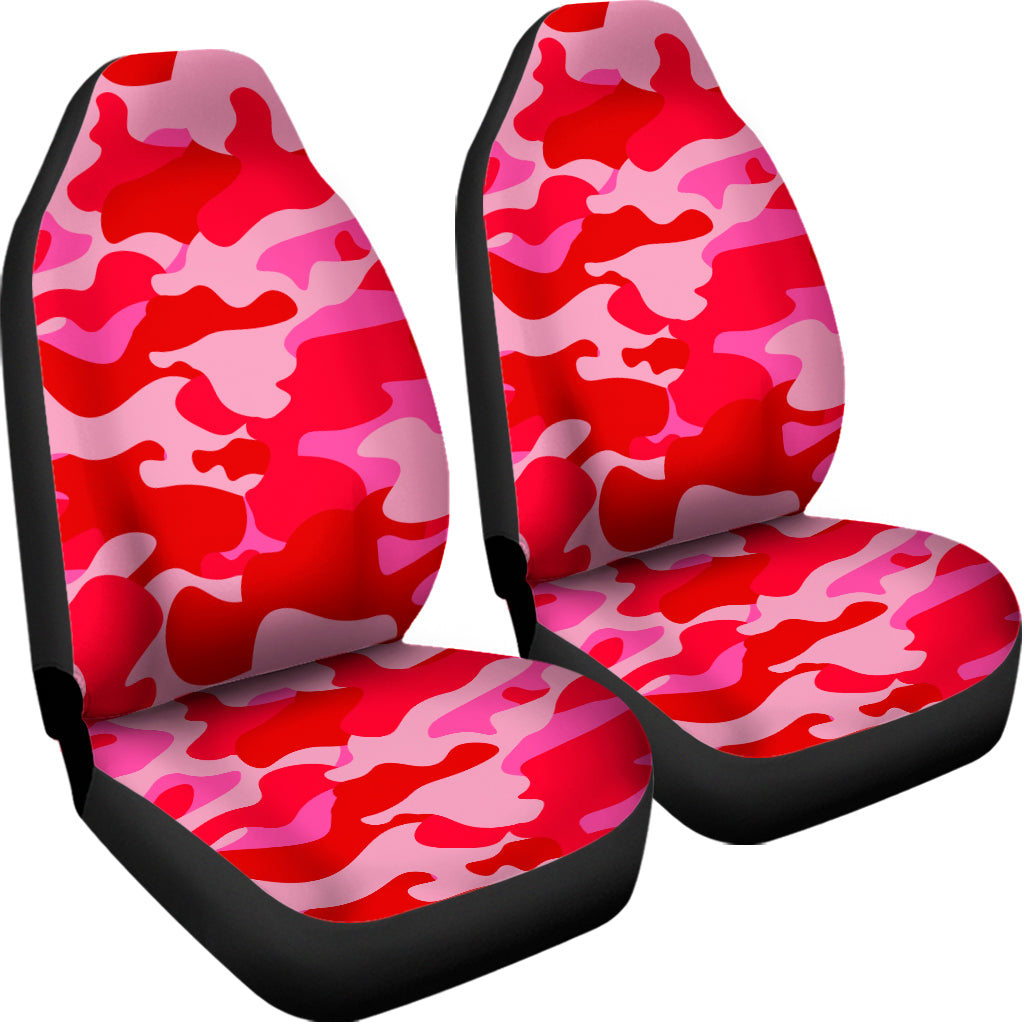 Hot Pink Camouflage Print Universal Fit Car Seat Covers