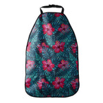 Hot Pink Hibiscus Tropical Pattern Print Car Seat Organizers