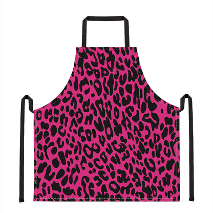 Hot Pink Leopard Print Apron