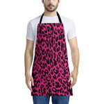 Hot Pink Leopard Print Apron