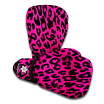 Hot Pink Leopard Print Boxing Gloves