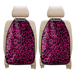 Hot Pink Leopard Print Car Seat Organizers