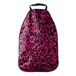 Hot Pink Leopard Print Car Seat Organizers