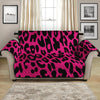 Hot Pink Leopard Print Loveseat Protector