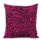 Hot Pink Leopard Print Pillow Cover