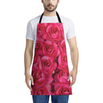 Hot Pink Rose Print Apron