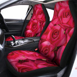 Hot Pink Rose Print Universal Fit Car Seat Covers