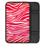 Hot Pink Zebra Pattern Print Car Center Console Cover