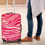 Hot Pink Zebra Pattern Print Luggage Cover GearFrost