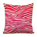 Hot Pink Zebra Pattern Print Pillow Cover