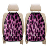 Hot Purple And Black Cheetah Print Car Seat Organizers