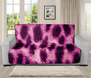 Hot Purple And Black Cheetah Print Futon Protector