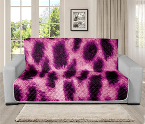 Hot Purple And Black Cheetah Print Futon Protector