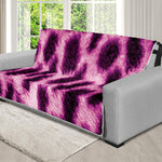 Hot Purple And Black Cheetah Print Futon Protector