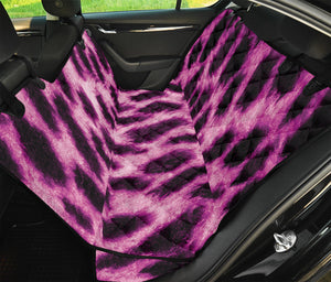 Hot Purple And Black Cheetah Print Pet Car Back Seat Cover