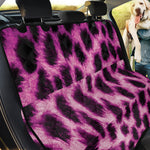 Hot Purple And Black Cheetah Print Pet Car Back Seat Cover