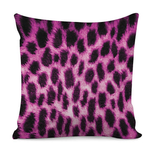 Hot Purple And Black Cheetah Print Pillow Cover