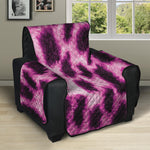 Hot Purple And Black Cheetah Print Recliner Protector