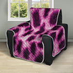 Hot Purple And Black Cheetah Print Recliner Protector