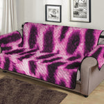 Hot Purple And Black Cheetah Print Sofa Protector