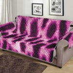 Hot Purple And Black Cheetah Print Sofa Protector