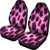 Hot Purple And Black Cheetah Print Universal Fit Car Seat Covers