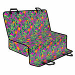 Hot Purple Pineapple Pattern Print Pet Car Back Seat Cover