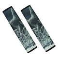 Howling Snowy Wolf Painting Print Car Seat Belt Covers