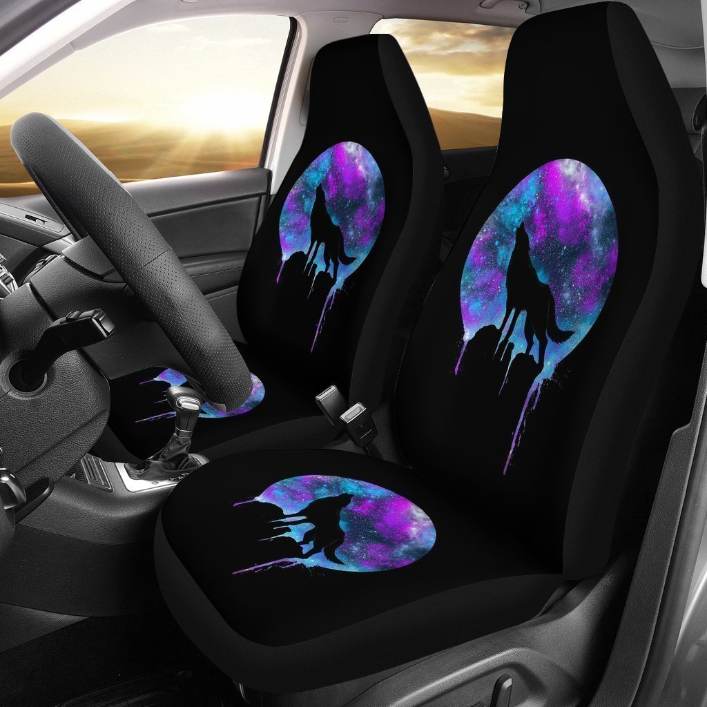 Howling Wolf Spirit Universal Fit Car Seat Covers GearFrost