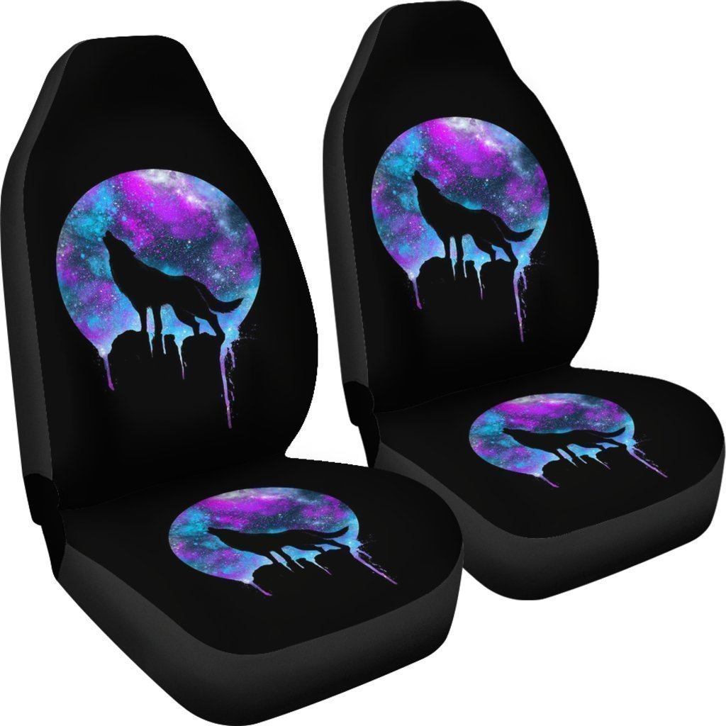 Howling Wolf Spirit Universal Fit Car Seat Covers GearFrost