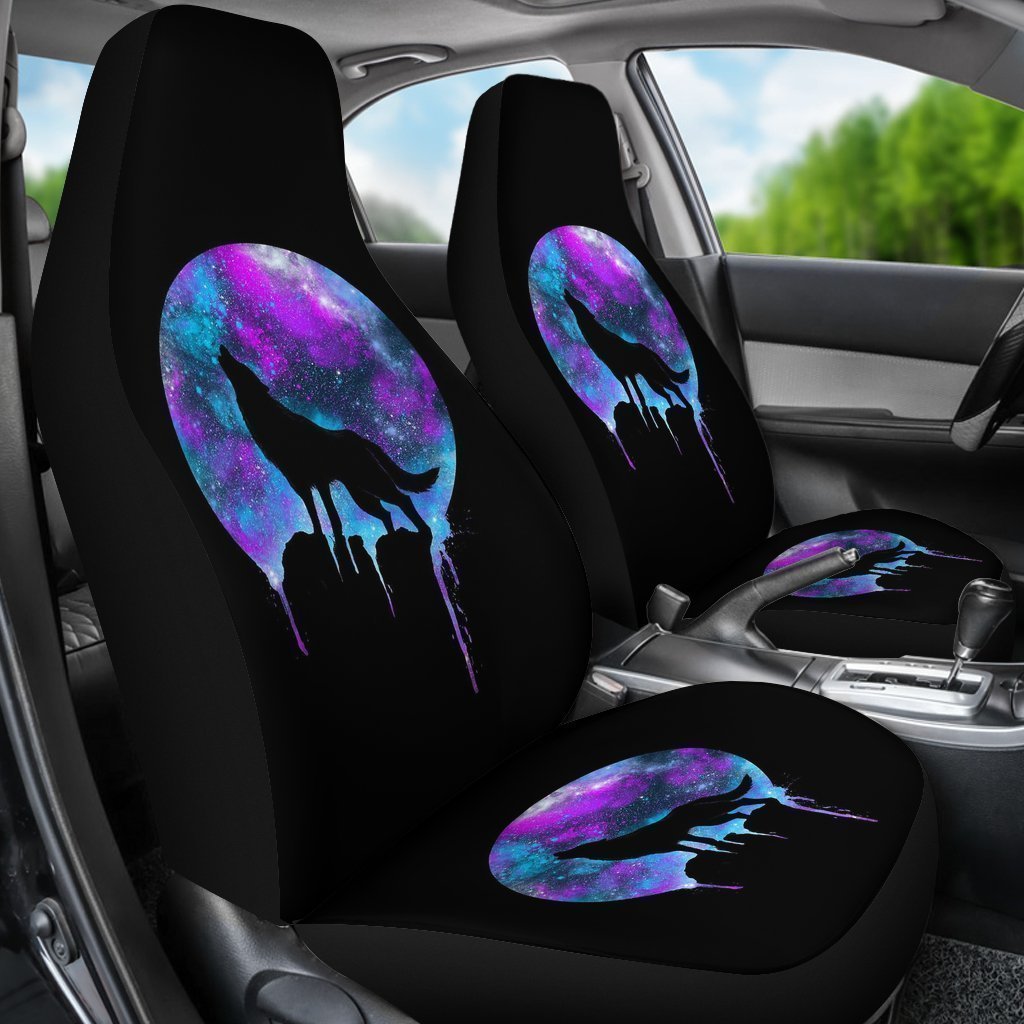 Howling Wolf Spirit Universal Fit Car Seat Covers GearFrost