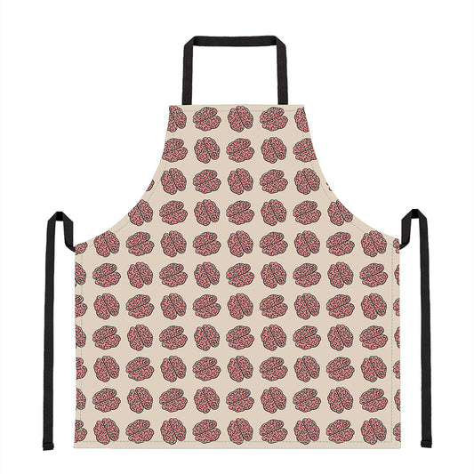 Human Brain Pattern Print Apron