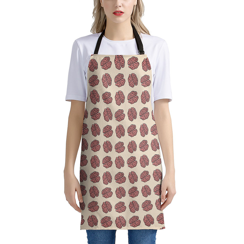 Human Brain Pattern Print Apron
