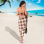 Human Brain Pattern Print Beach Sarong Wrap