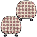 Human Brain Pattern Print Car Headrest Covers