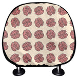 Human Brain Pattern Print Car Headrest Covers