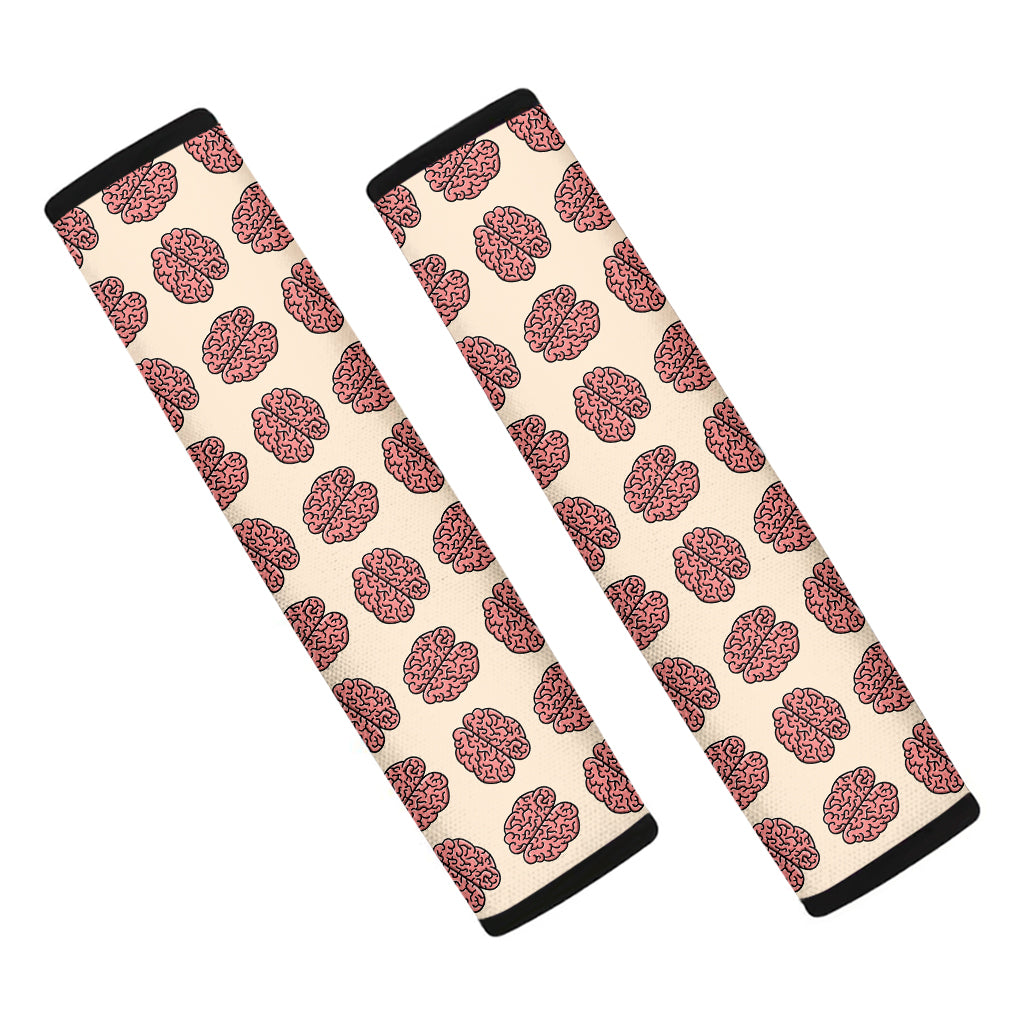 Human Brain Pattern Print Car Seat Belt Covers