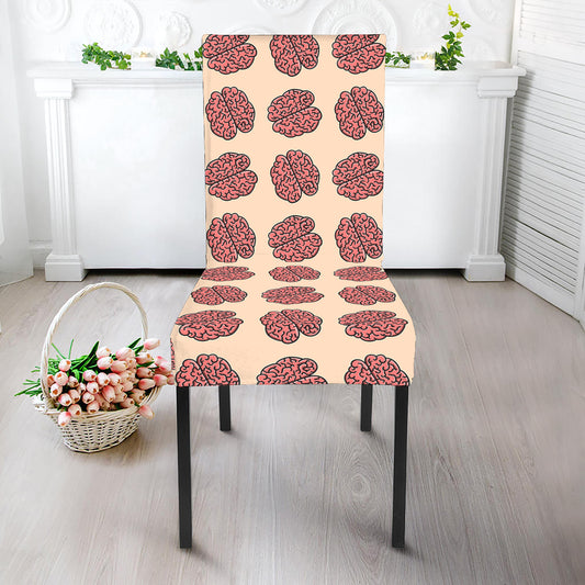 Human Brain Pattern Print Dining Chair Slipcover