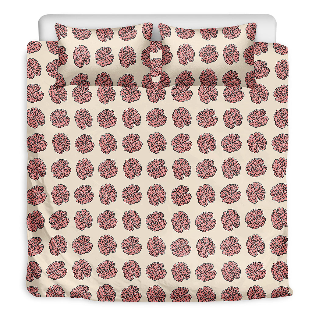 Human Brain Pattern Print Duvet Cover Bedding Set