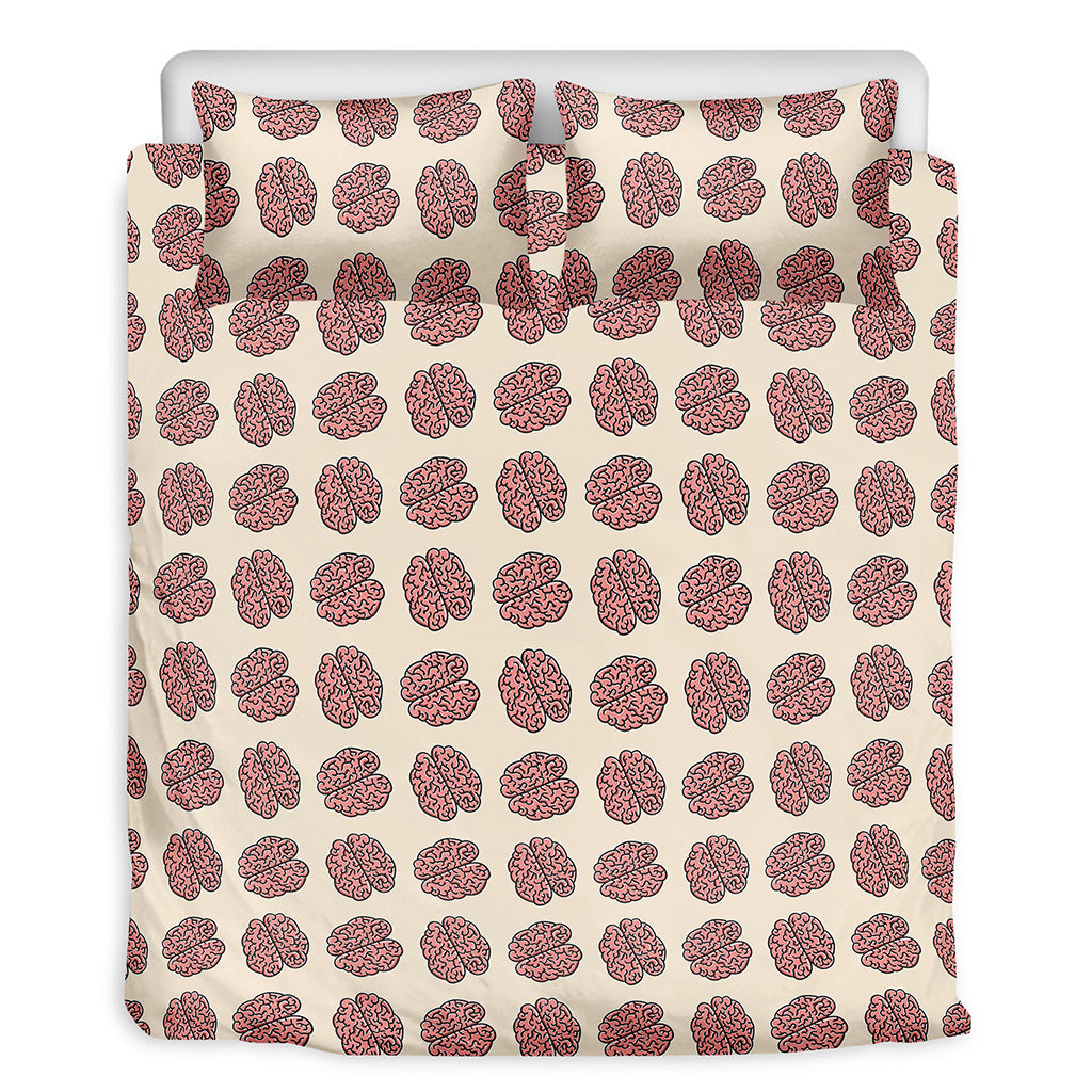 Human Brain Pattern Print Duvet Cover Bedding Set