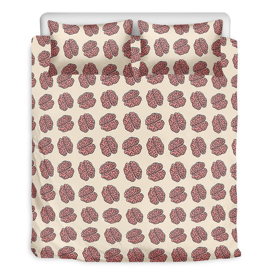 Human Brain Pattern Print Duvet Cover Bedding Set