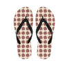 Human Brain Pattern Print Flip Flops