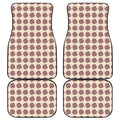 Human Brain Pattern Print Front and Back Car Floor Mats