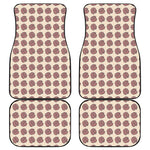 Human Brain Pattern Print Front and Back Car Floor Mats