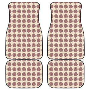 Human Brain Pattern Print Front and Back Car Floor Mats