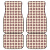 Human Brain Pattern Print Front and Back Car Floor Mats