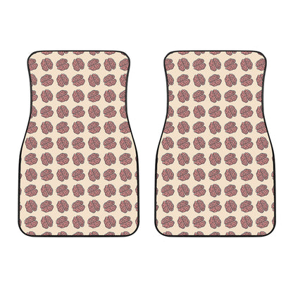 Human Brain Pattern Print Front Car Floor Mats