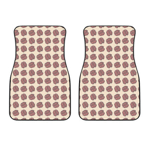 Human Brain Pattern Print Front Car Floor Mats