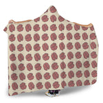 Human Brain Pattern Print Hooded Blanket